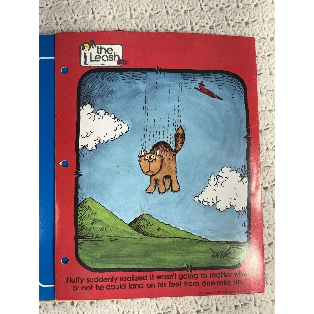 Vintage 1980's Green Mead Trapper Keeper Binder Notebook With 7 Folders and Clip
